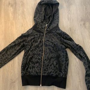 Lululemon Black/Gray Cheetah Jacket